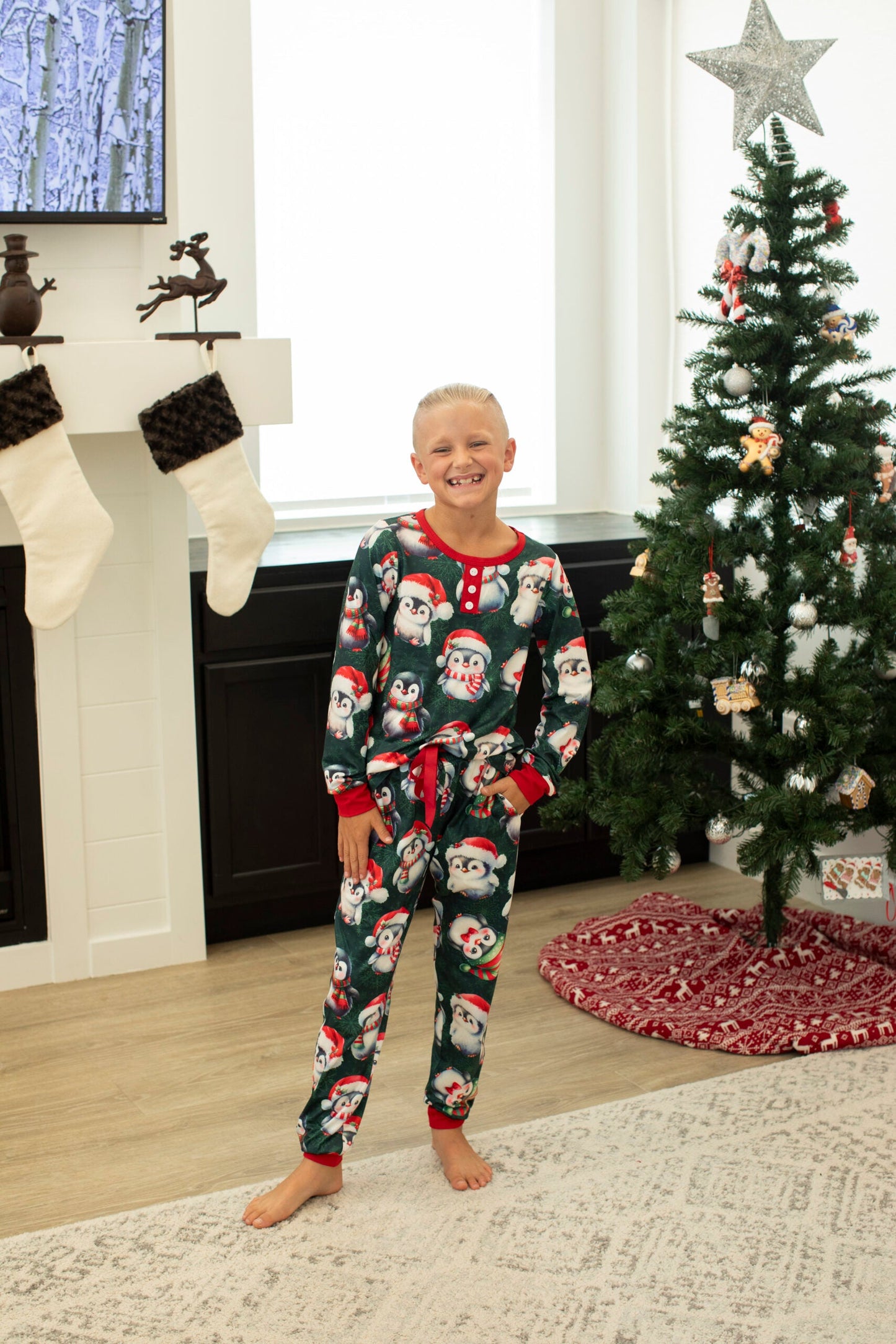 In Production:Round#1-Christmas Family Pajama -#3-Penguin