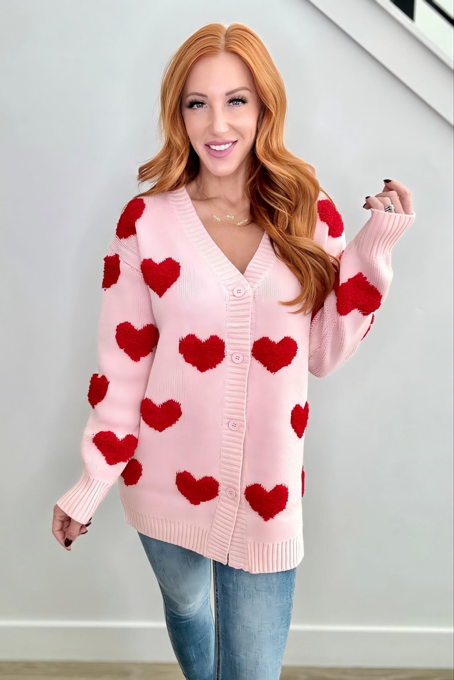 Preorder:Heart Sweater Cardigan (Close 12/01/2024)