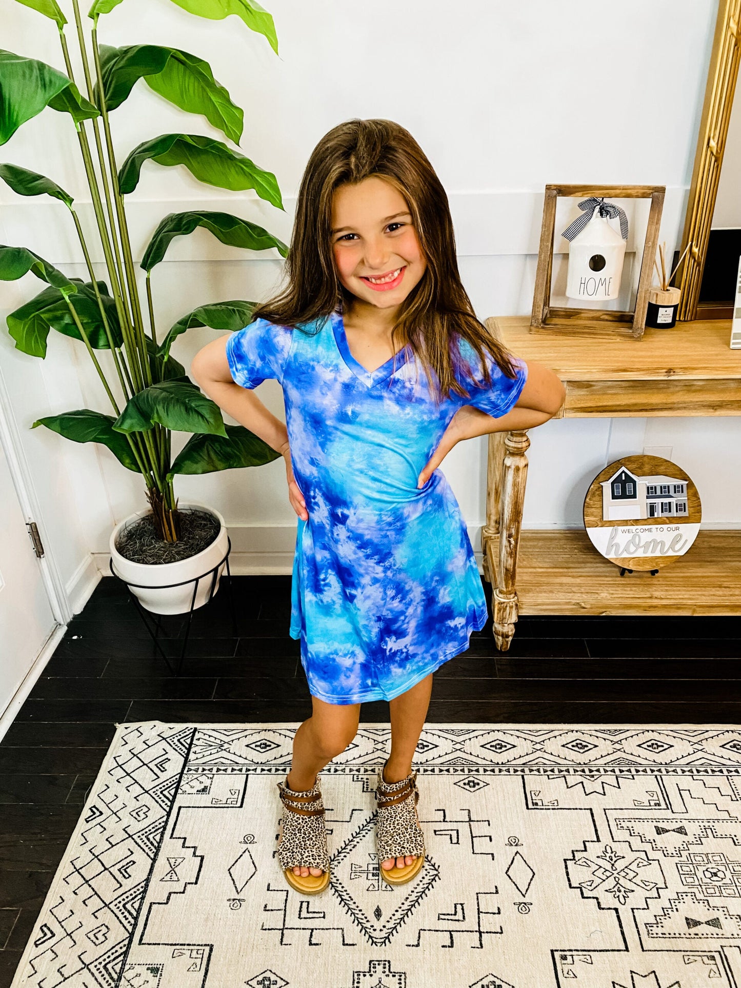 Heather Matching Dress-#2 Tie Dye