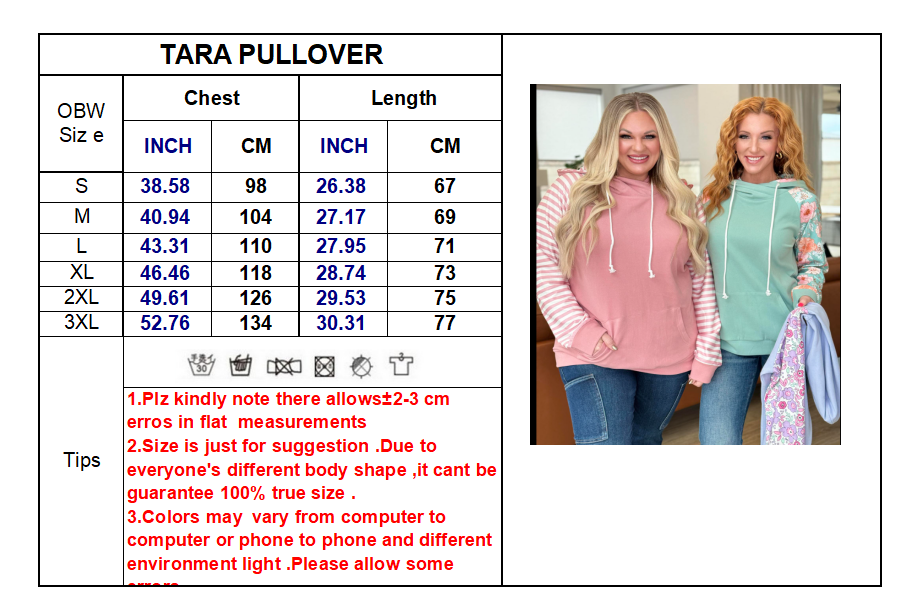 Preorder:Spring Tara Pullover with 3 color (Close 1/7/2025)