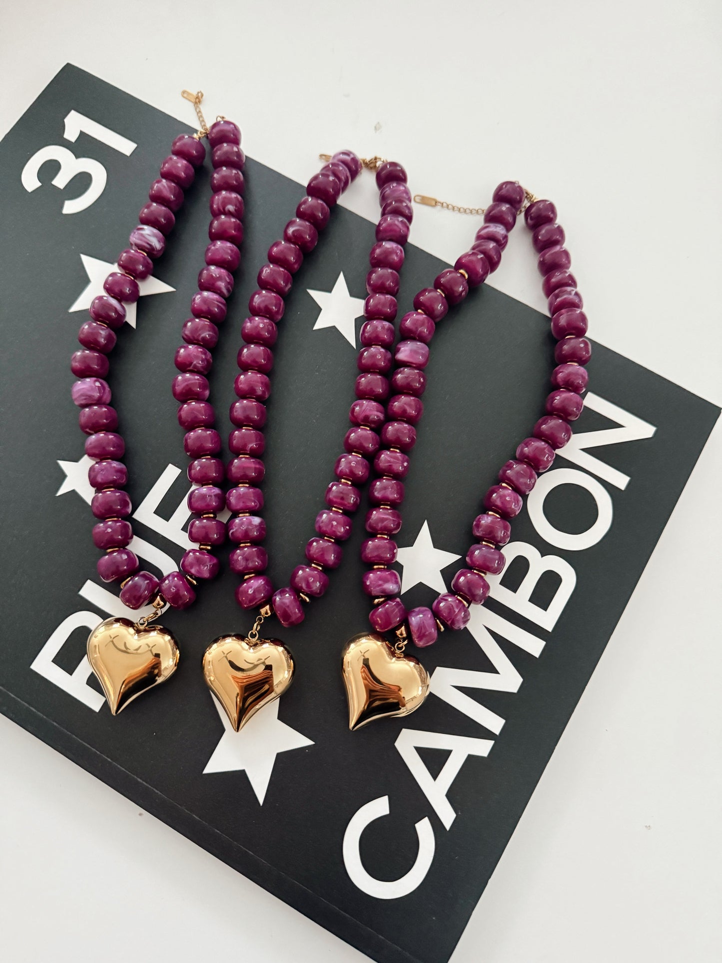 PURPLE HEART NECKLACE