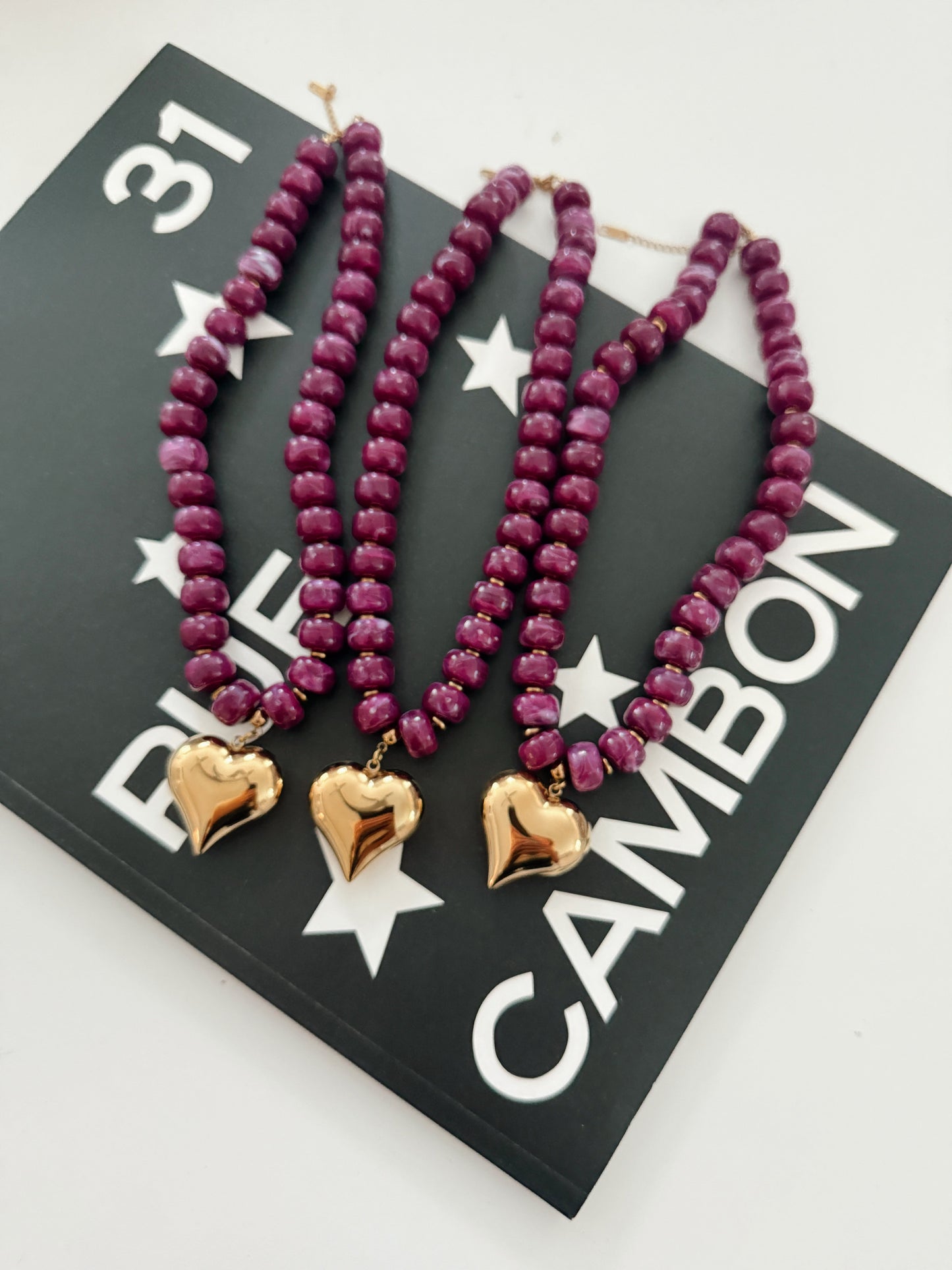 PURPLE HEART NECKLACE