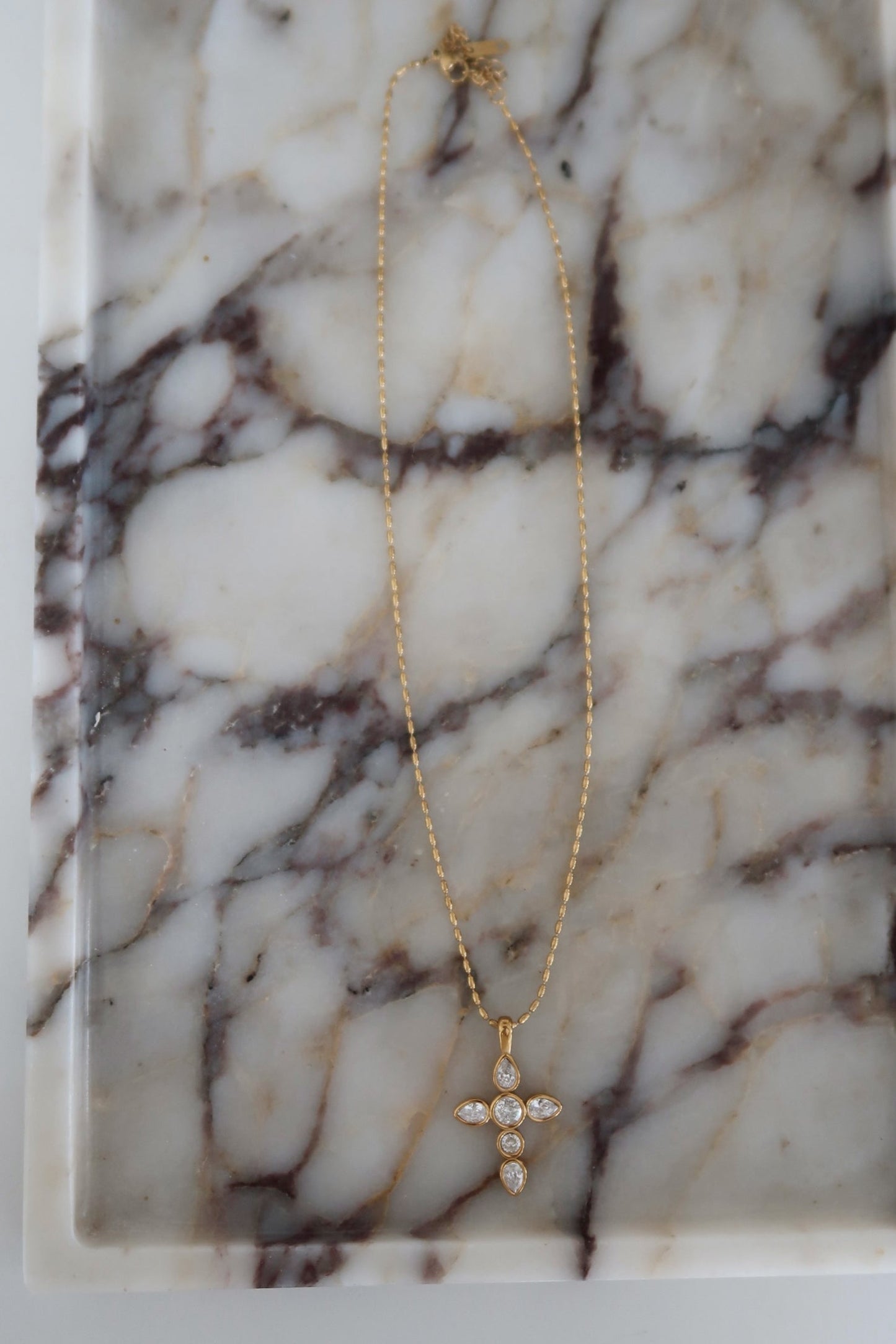 NOELLE CROSS NECKLACE