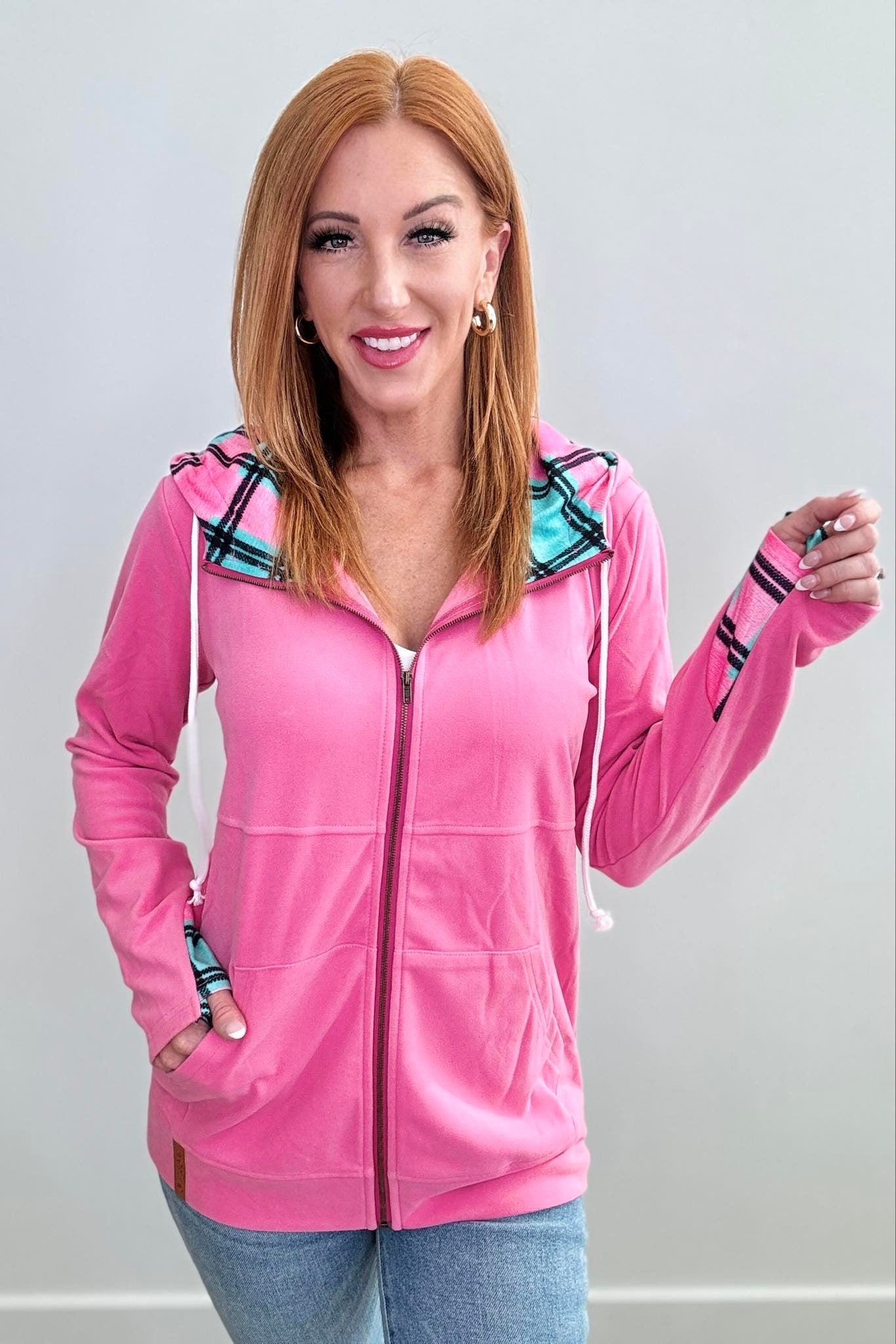 In Production:New Tara Zip Up Pullover With 3color