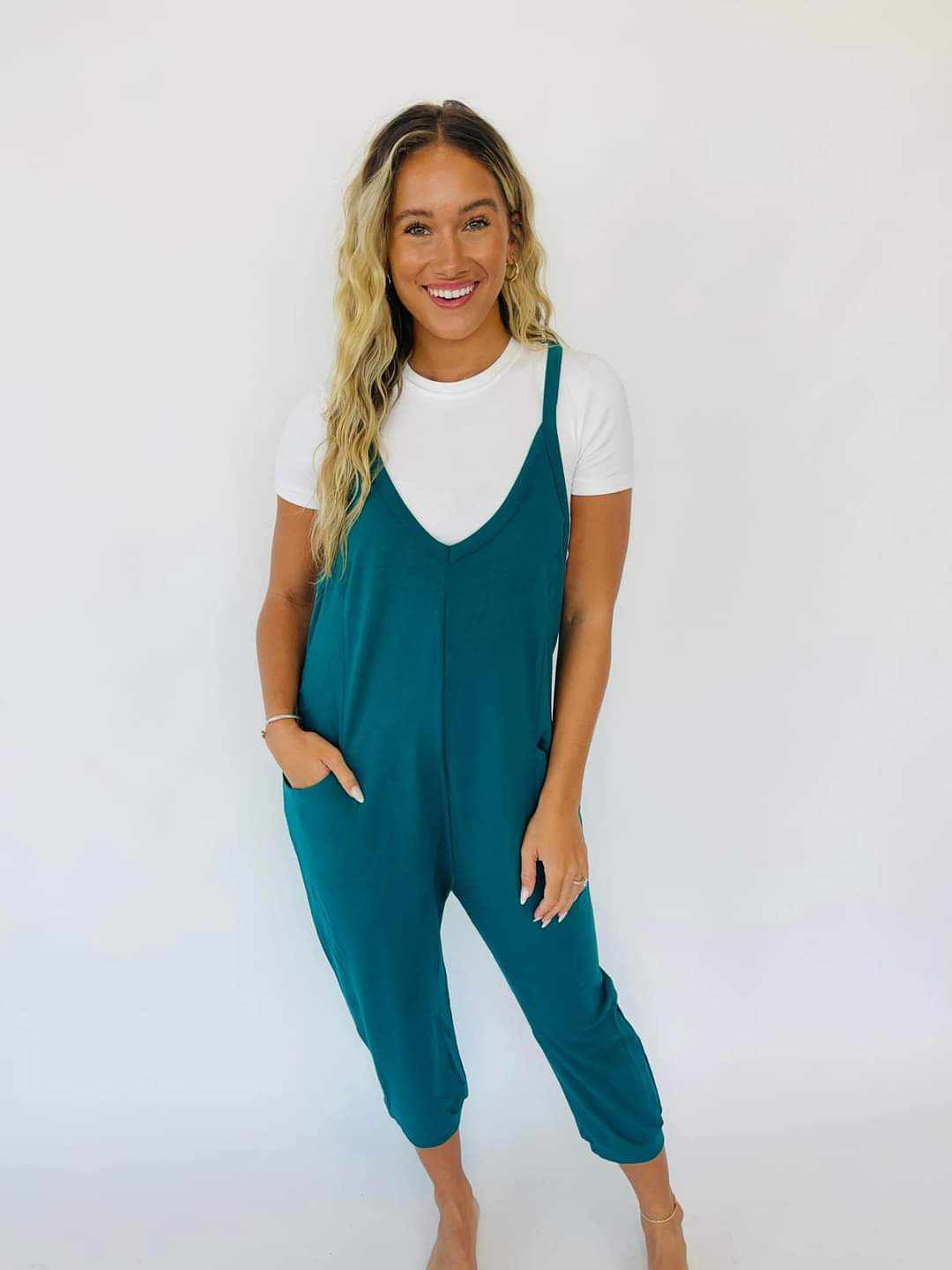 Becky Romper-#8-Teal