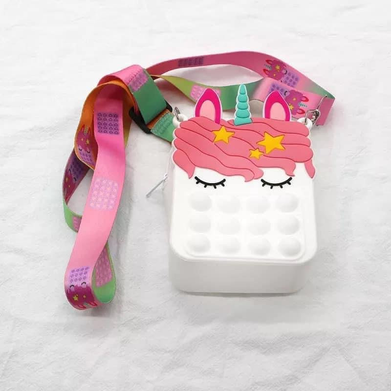 Unicorn Pop It Purse