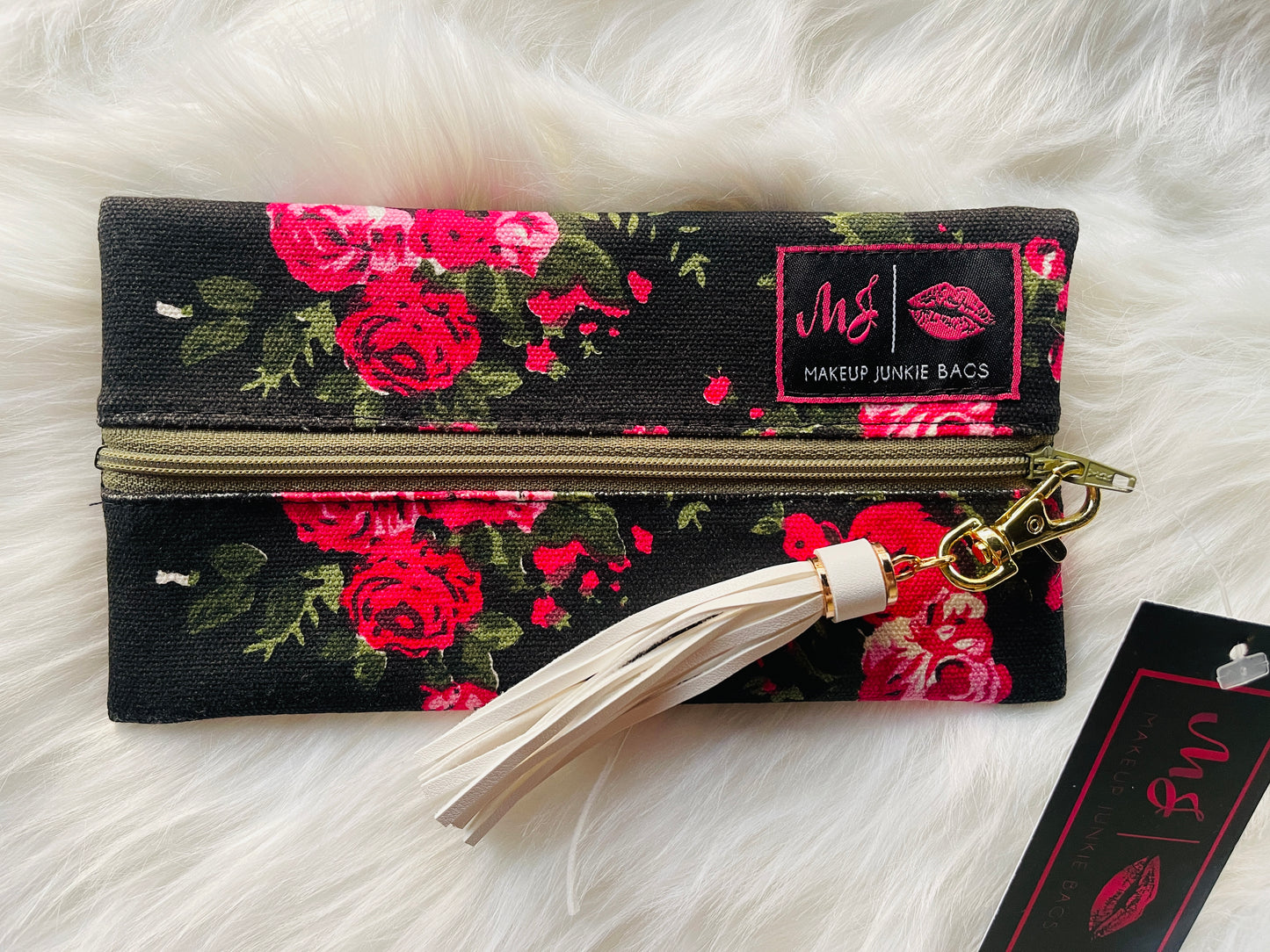 Rose 🌹 Makeup Junkie Bag - Mini, Small, Large