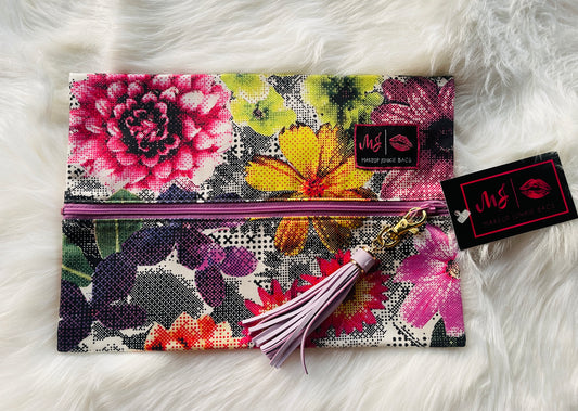 Floral Makeup 💄 Junkie Bag - Medium