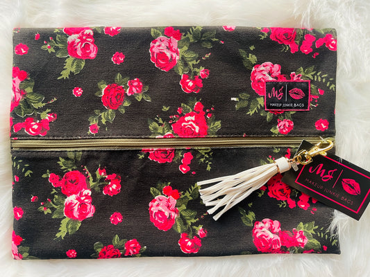 Rose 🌹 Makeup Junkie Bag - Mini, Small, Large