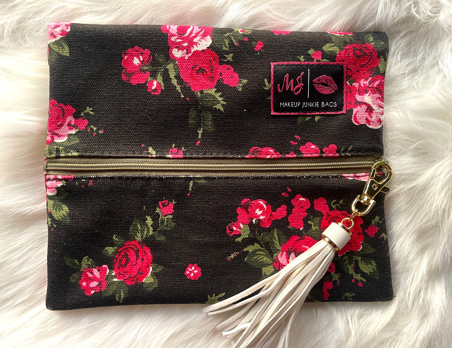 Rose 🌹 Makeup Junkie Bag - Mini, Small, Large